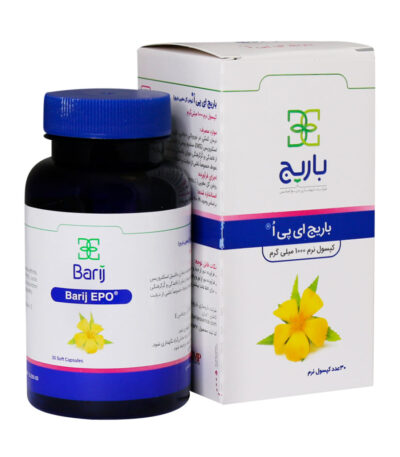 کپسول روغن گل مغربی ای پی اُ باریج اسانس